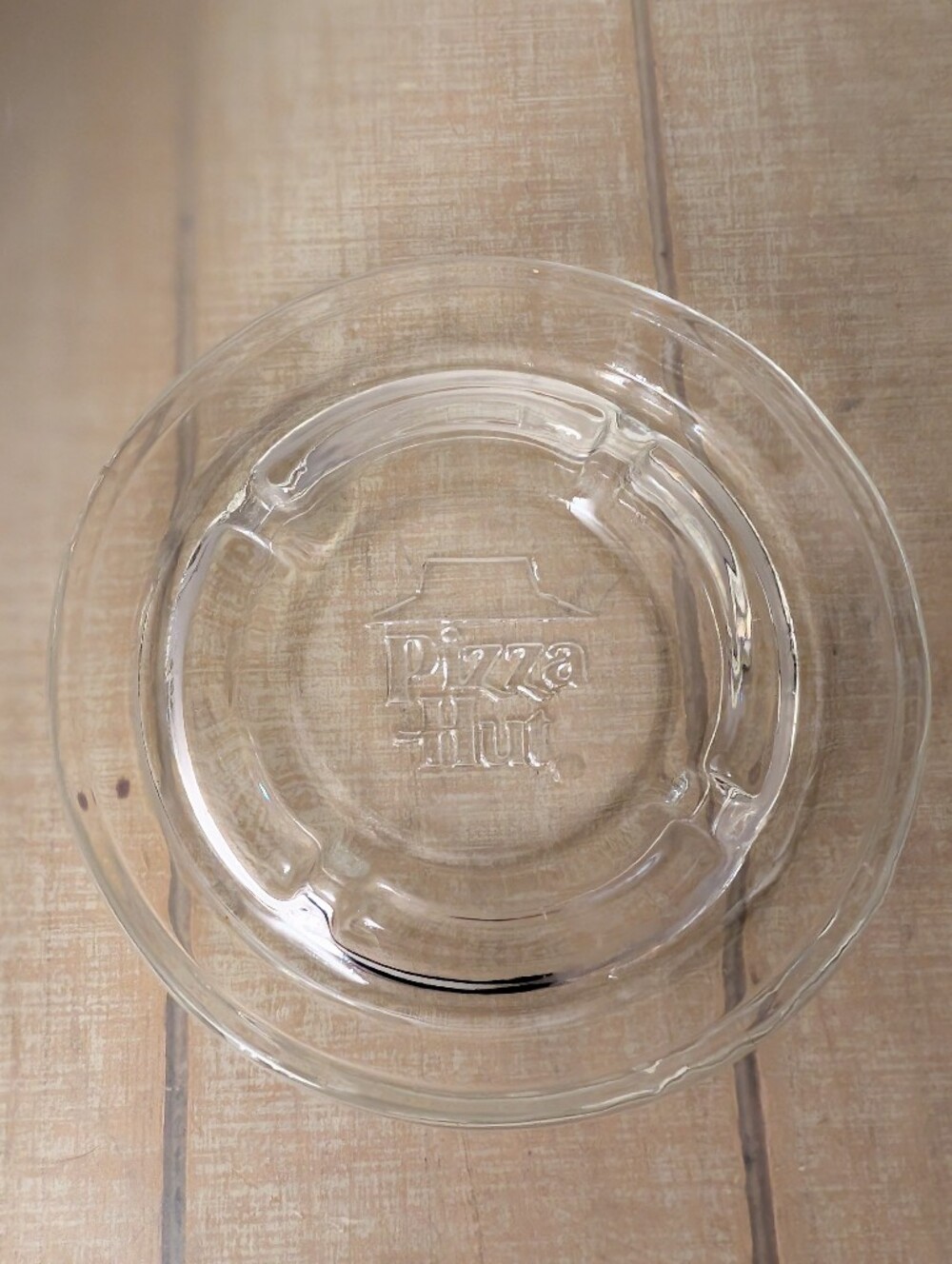Vintage 80s Pizza Hunt Branded Ashtray